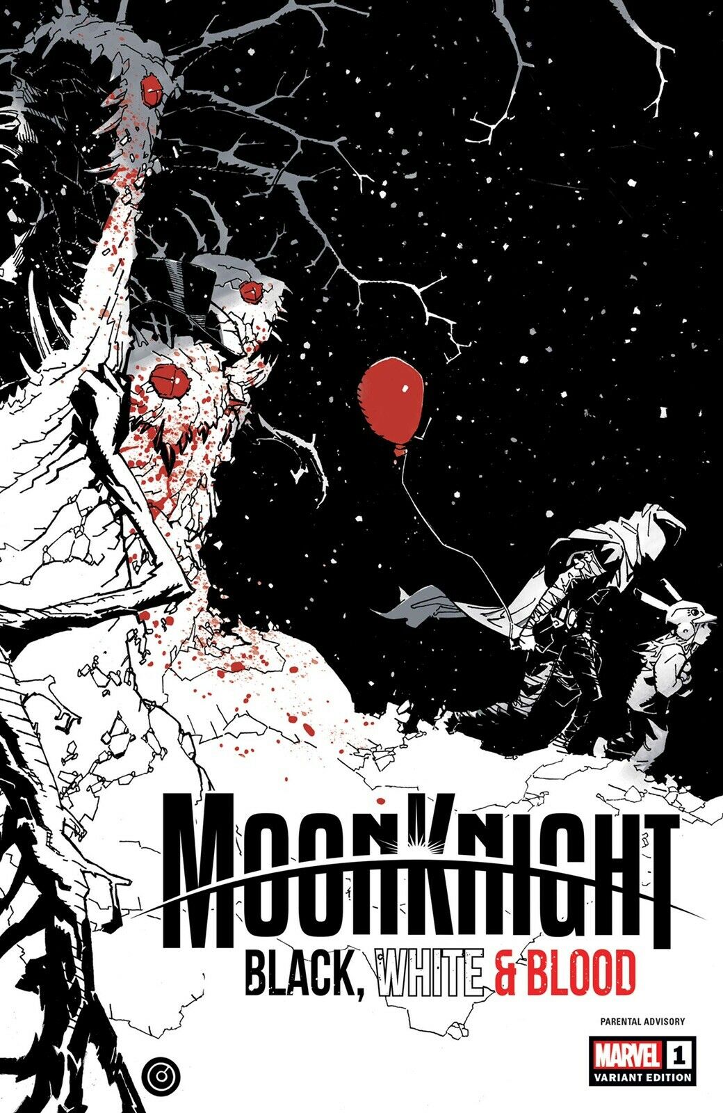 MOON KNIGHT BLACK WHITE BLOOD #1 BACHALO VARIANT - Slab City Comics 