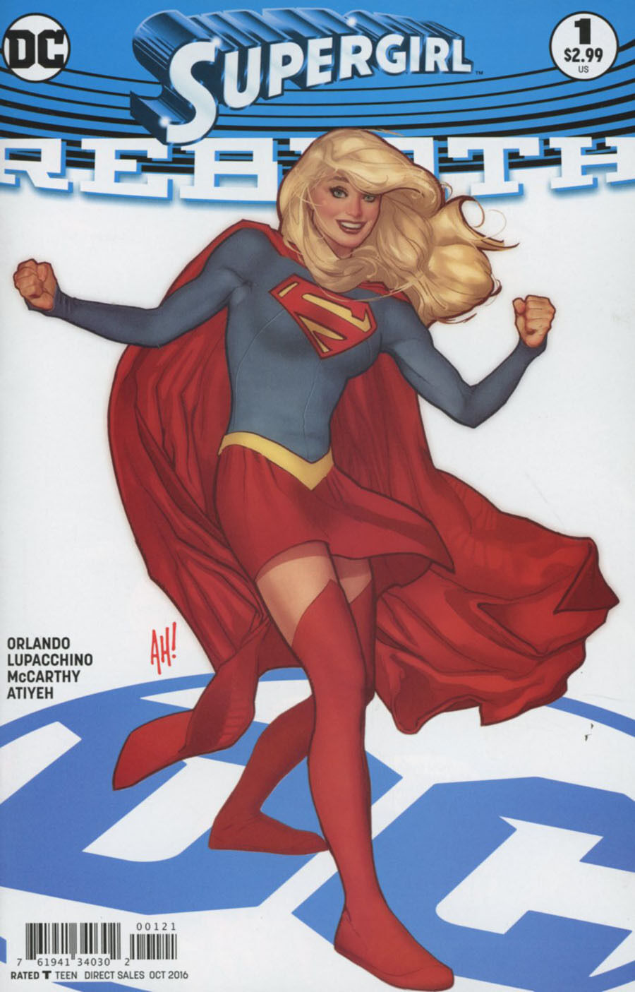 SUPERGIRL #1 HUGHES VARIANT - Slab City Comics 